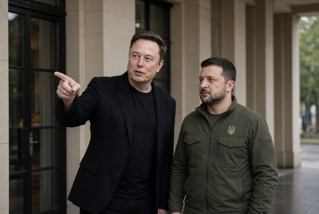 Elon Musk solicită demisia lui Volodimir Zelenski, declanșând o reacție critică pe rețeaua X