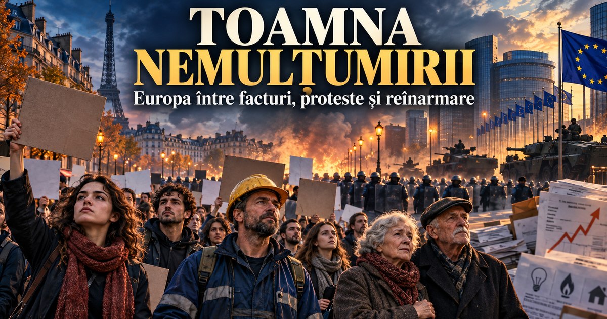 Tensiuni sociale în Europa: proteste violente împotriva austerității și a creșterii cheltuielilor militare