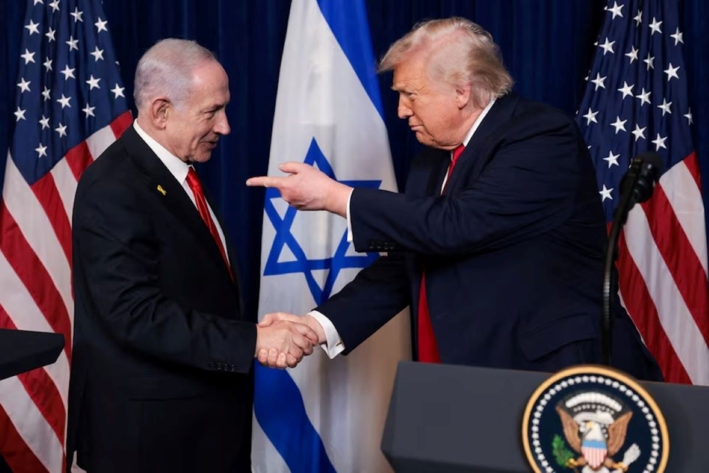 Donald Trump își declară sprijinul total pentru realegerea lui Benjamin Netanyahu în Israel