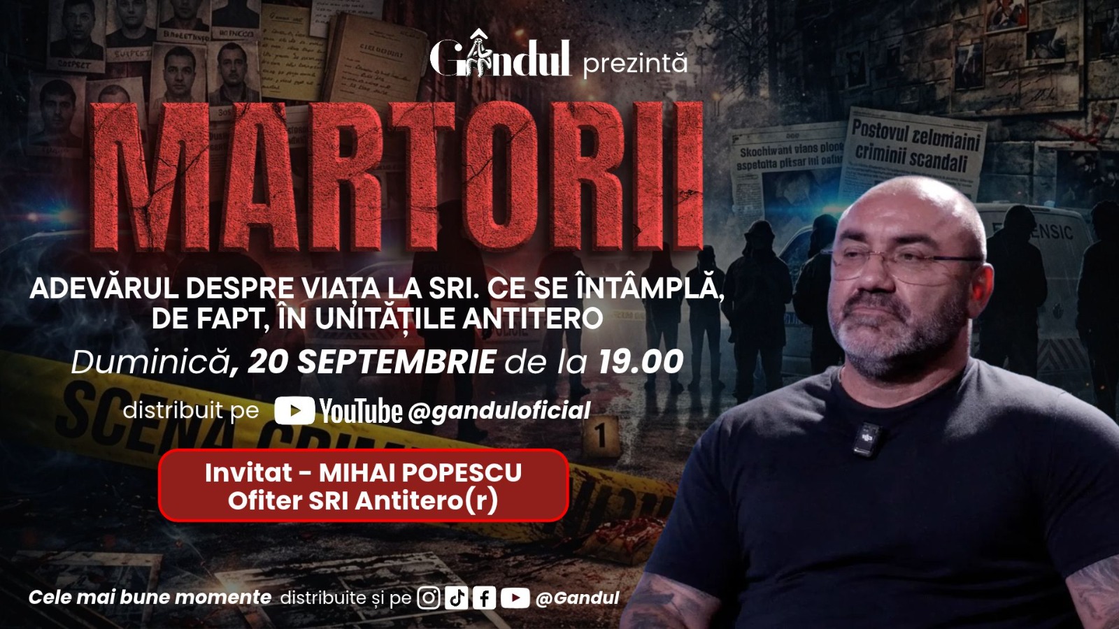 Mihai Popescu dezvăluie realitățile din unitățile antitero și metodele de antrenament din cadrul SRI