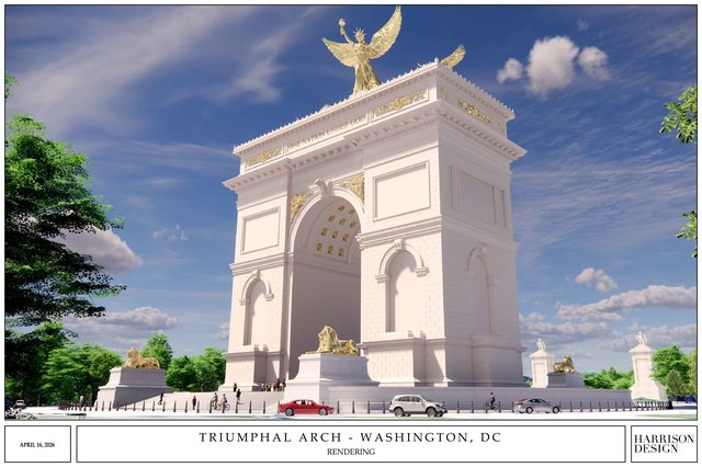 Donald Trump transformă proiectul Arcului de Triumf din Washington într-un complex militar strategic