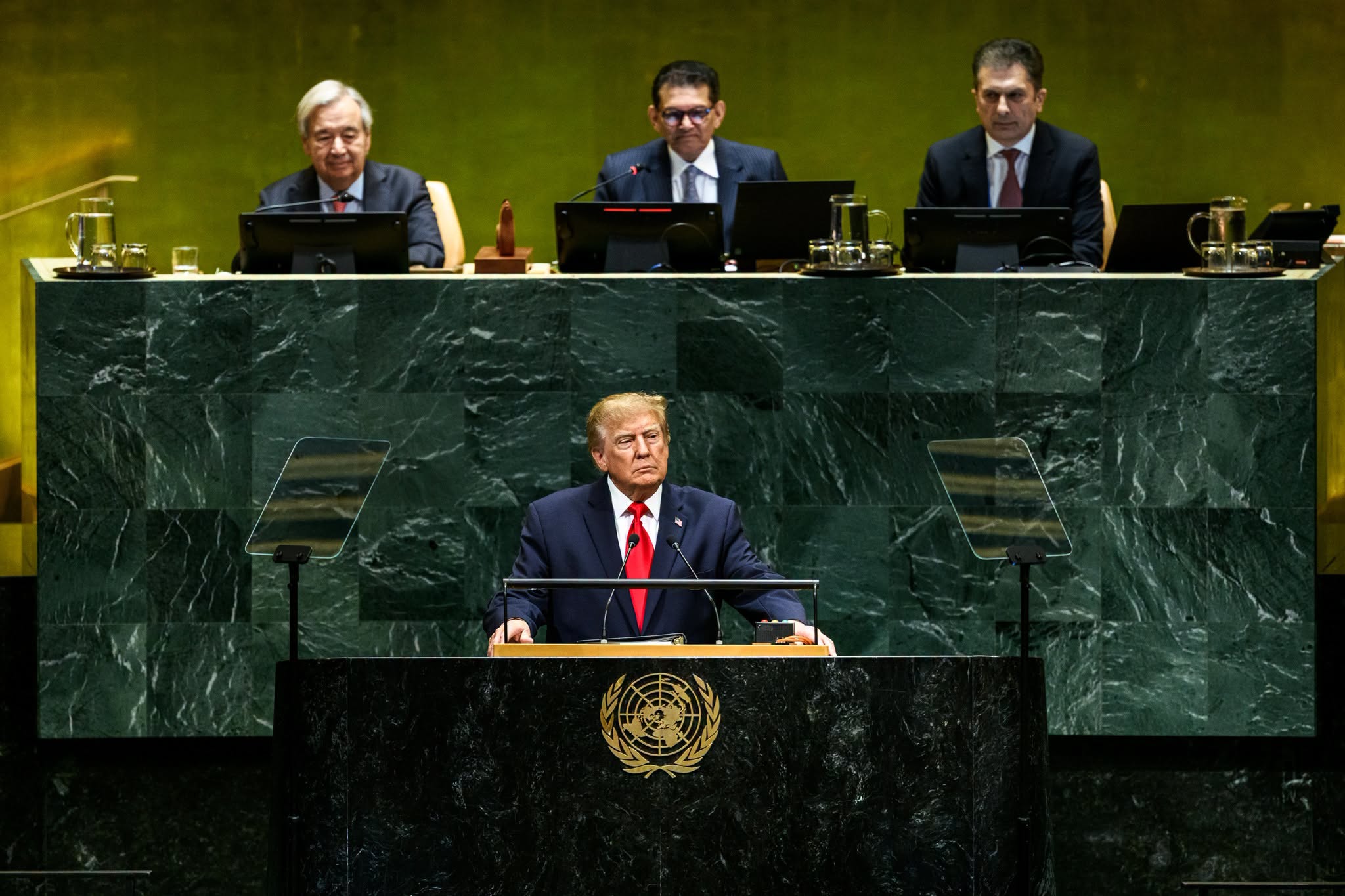 Donald Trump amenință cu anihilarea Iranului de la tribuna ONU: „Îi împing în Iad”