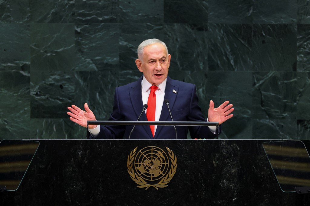Benjamin Netanyahu la ONU: Mesaj dur împotriva lui Erdogan și Macron și apărarea operațiunilor împotriva Iranului