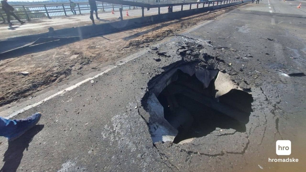Rusia a lovit Podul de Nord din Kiev: avariiuni la infrastructura de termoficare și transport