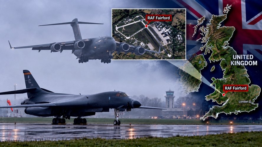 Statele Unite au retras bombardierele B-1 de la baza aeriană RAF Fairford din Marea Britanie