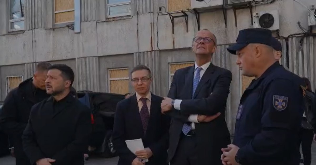 Atac rusesc asupra Podului de Nord din Kiev în timpul vizitei lui Friedrich Merz în Ucraina