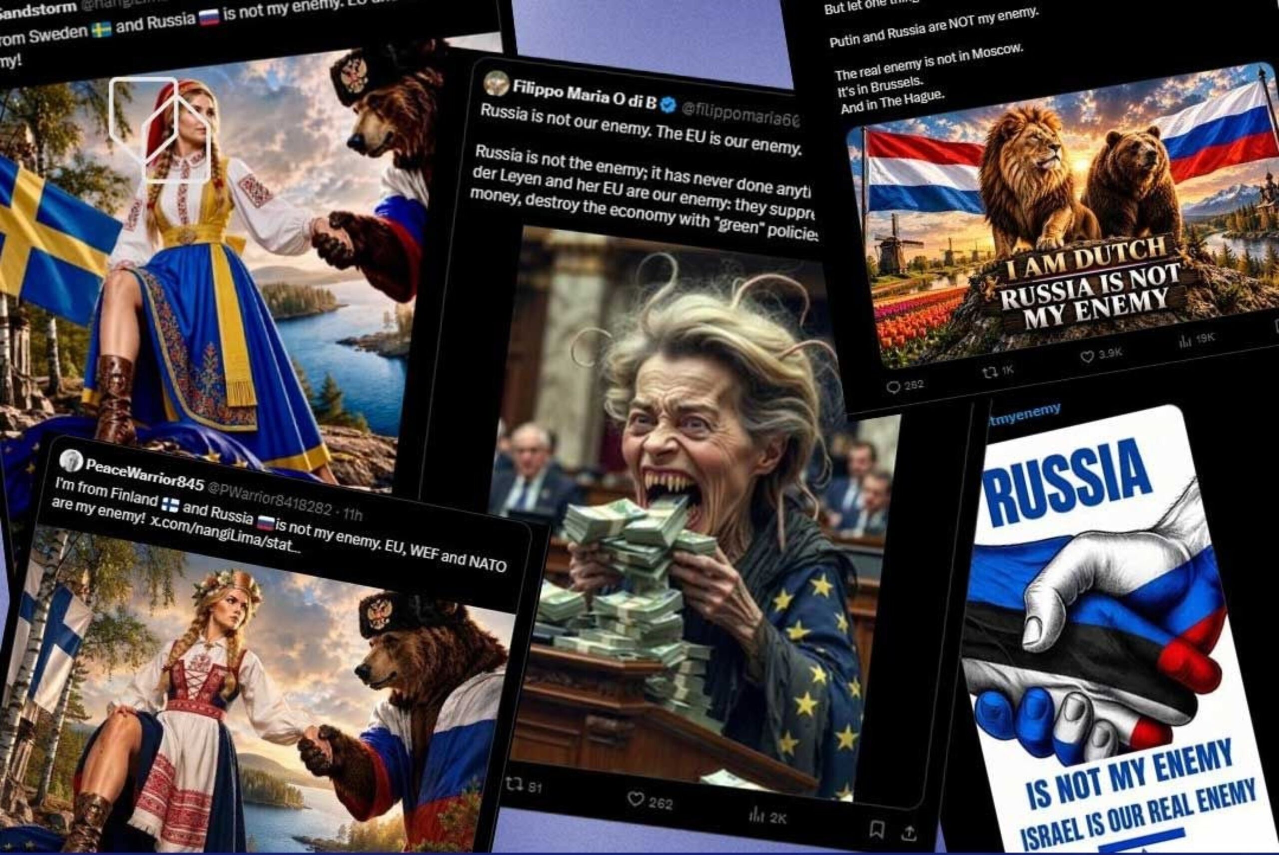 Campanie de influență masivă coordonată de Kremlin: hashtagul #russiaisnotmyenemy invadează rețelele sociale