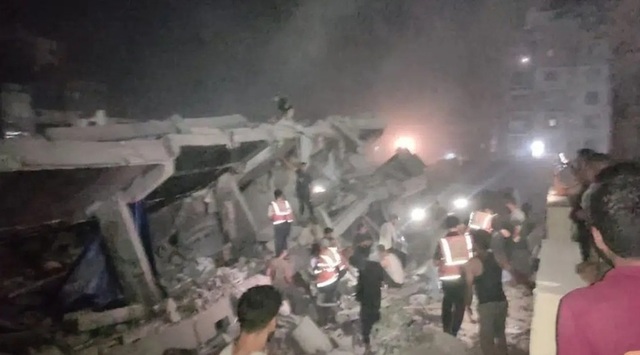 Victime în urma surpării unui bloc de șase etaje în vestul orașului Gaza