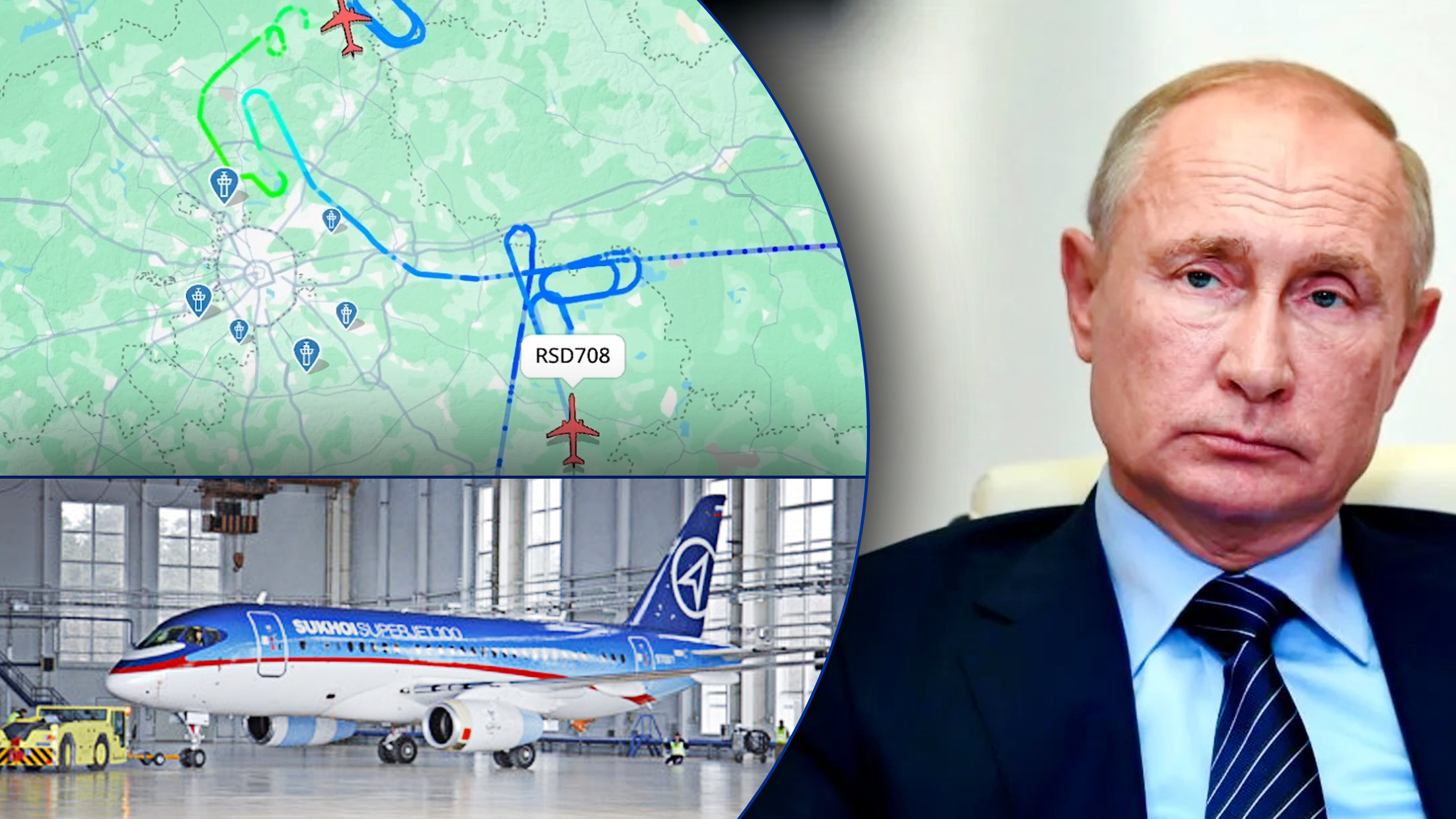 Aeronavele oficiale ale lui Vladimir Putin au fost blocate în aer după un atac masiv cu drone asupra Moscovei