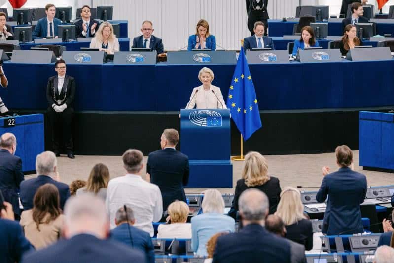 Ursula von der Leyen propune consolidarea independenței strategice și a securității europene